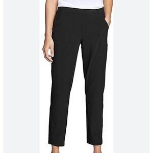 Eddie Bauer Womens XL Black Stretch‎ Travel Pants Athleisure Gorpcore Travel